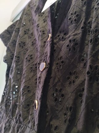 Mono Zara Negro Perforado Talla XS Nuevo