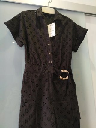 Mono Zara Negro Perforado Talla XS Nuevo