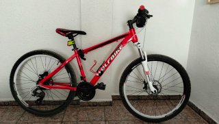 Bicicleta Montaña Wolfbike V-12 Roja