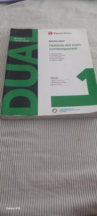 Historia del mon contemporani. Quadern d' activita