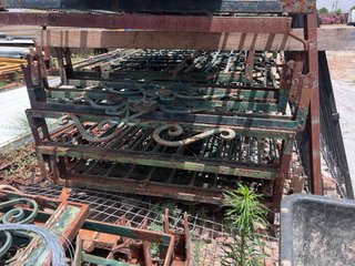 Rejas antiguas de hierro forjado