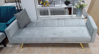 Sofá Cama Bogotá. Gris. Cómodo. ¡EN REBAJA!