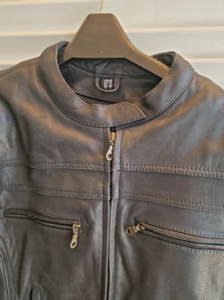 Chaqueta Cuero Moto Chica Talla 40