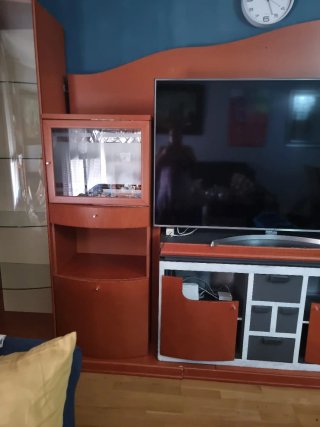 Estantería modular color caoba