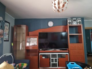 Estantería modular color caoba
