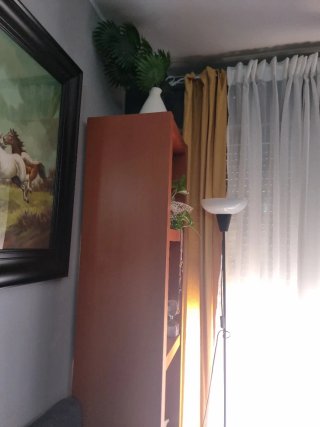 Estantería modular color caoba