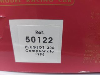 SCALEXTRIC NINCO PEUGEOT 306 CAMPEONATO 1996 NUEVO