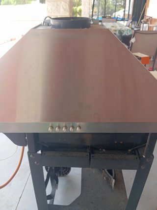 Fornello a gas Beko 4 fuochi e forno con cappa