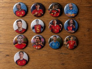 Chapas Selección Española Mundial 2026
