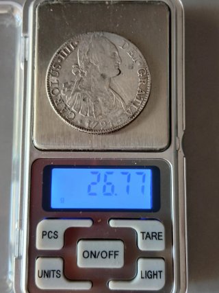 2 Monete da 8 Reales di Carlo IV e Ferdinando VII