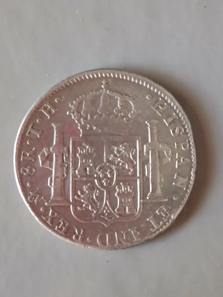 2 Monete da 8 Reales di Carlo IV e Ferdinando VII