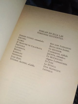 Fuente ovejuna, el caballero de Olmedo