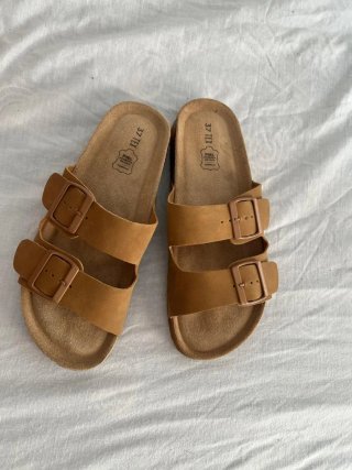 Chanclas 37 Tex Marrón Talla 37
