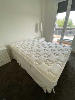 Cama completa 135cm (canape + colchon + regalo)