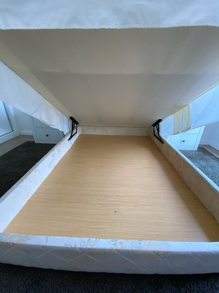 Cama completa 135cm (canape + colchon + regalo)