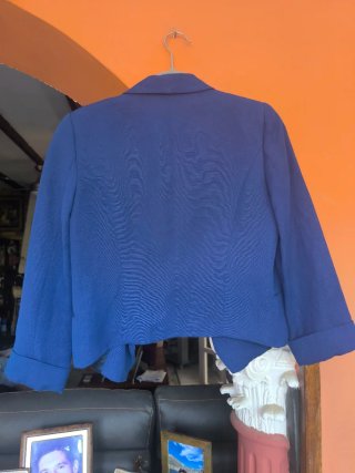 Americana corta azul Zara