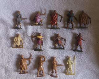 LOTE FIGURAS GOMA PLÁSTICO VIKINGOS JECSAN