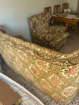 Conjunto Sofá 3 Plazas + 2 Sillones Orejeros