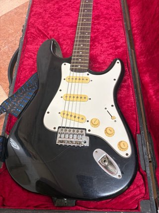 Guitarra Eléctrica Sunn mustang + Caja Vintage