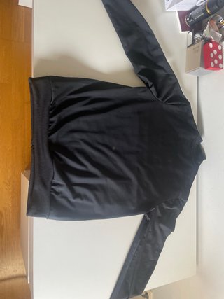 Sudadera Adidas Negra con Líneas Blancas