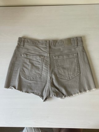 Vaquero corto Brownie gris con tachuelas talla 38