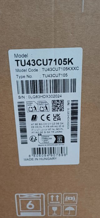 TV Samsung Crystal UHD 43 CU7100