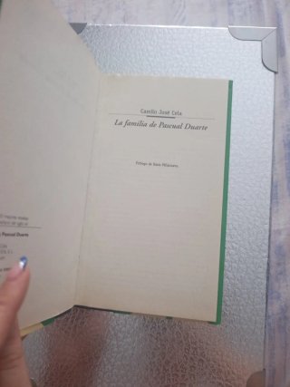 Libro La familia de Pascual Duarte - Camilo José