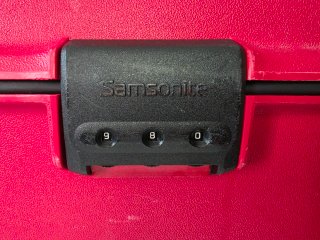 Neceser de viaje Samsonite rojo