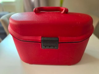Neceser de viaje Samsonite rojo