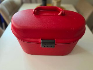 Neceser de viaje Samsonite rojo