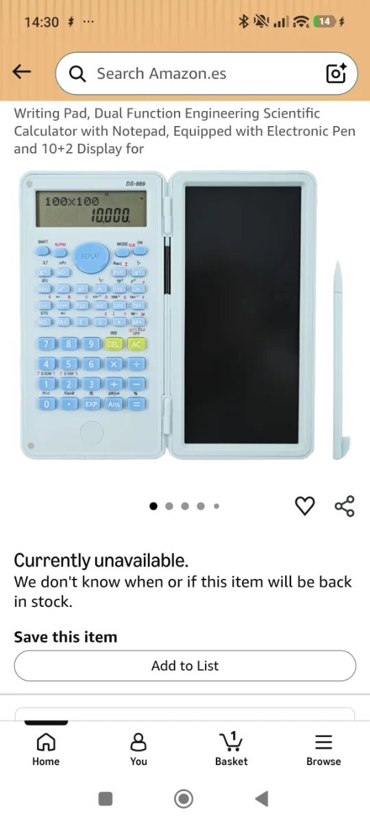 Calculadora Científica DS-869 240 Funciones