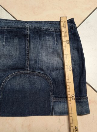 Minigonna Benetton Jeans Tg 38 Nuova