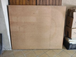 Tablero plegable de madera