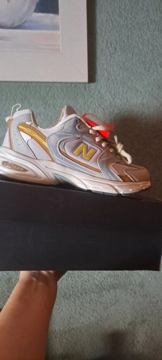 New Balance 39 Beige/Plata