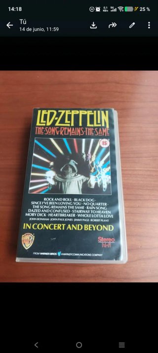 Lote 2 VHS: Led Zeppelin + Jimi Hendrix