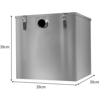 Depuradora de grasa acero inoxidable 60L