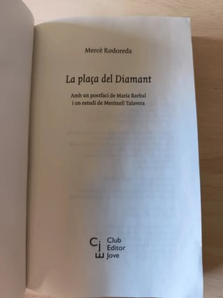 La plaça del Diamant - Merçè Rodoreda
