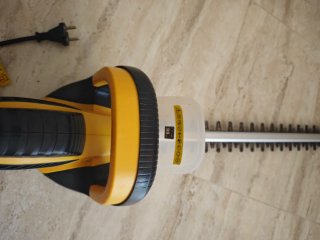 Cortasetos Eléctrico Amarillo y Negro