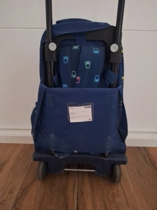 Mochila Benetton con ruedas.