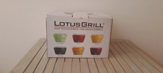 Lotus Grill barbacoa sin humos roja
