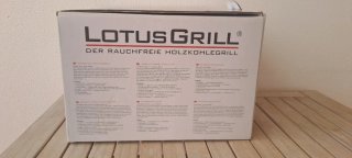 Lotus Grill barbacoa sin humos roja