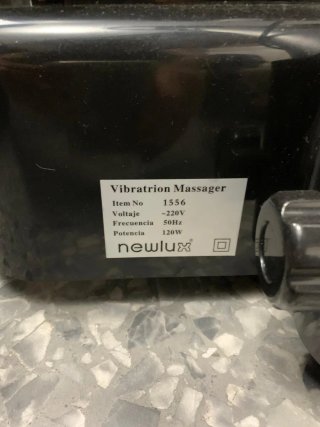 Maquina vibratoria masaje newlux