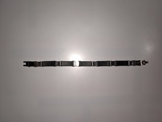 Bracciale Uomo Acciaio Strong Caucciù