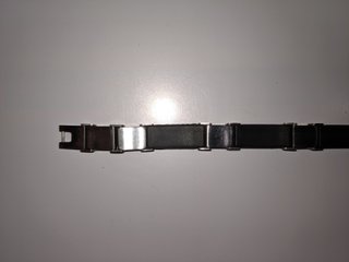 Bracciale Uomo Acciaio Strong Caucciù