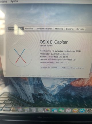 MacBook Pro 13 Plata