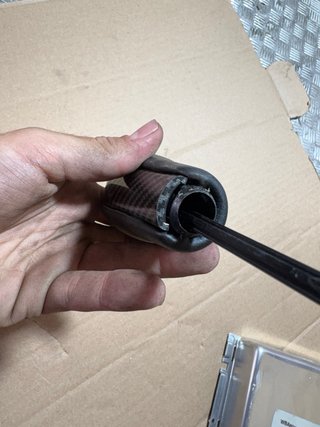 Pomo BMW E46 Automático Carbono