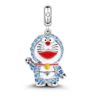 Charm Doraemon Plata 925 Compatible Pandora