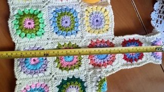 Top Crochet Multicolor. No chino