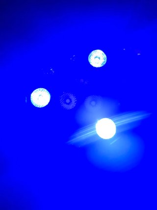 Proyector LED PAR-MINI-RGBW Negro Multicolor