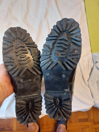 Botas militares nuevas 1980